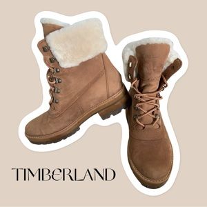 Timberland | Women's Courmayeur Valley 6" Faux Fur Waterproof Lug Sole Boots